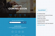 Blueprint - Responsive Co. Soon Page, a Landing Page Template by Mage Themes (Thumbnail 1 of 3)