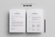 Resume / CV Template, a Resume Template by Page Craft (Thumbnail 1 of 5)