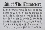 CS Marlone – Blackletter Font, a Blackletter Font by Craft Supply Co. (Thumbnail 8 of 8)
