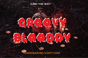 groovy blooddy script font, a Script Font by oldman.creative .co (Thumbnail 1 of 5)