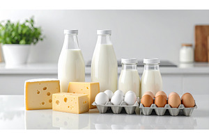 Collection of dairy products, a Food & Drink Photo by Igor Tichonow