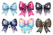 Halloween Coquette Bow Clipart, an Illustration by Daily.Designs (Thumbnail 3 of 5)