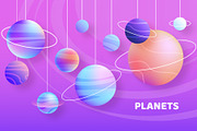 Intergalactic 3D Christmas, a Decorative Illustration by Polar Vectors (Thumbnail 9 of 14)