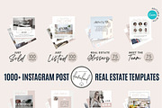 1000 Real Estate Instagram Posts, a Social Media Template by RealEstateDreams (Thumbnail 10 of 10)