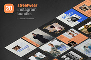 Instagram Bundle - Streetwear, a Social Media Template by muhisya (Thumbnail 1 of 10)