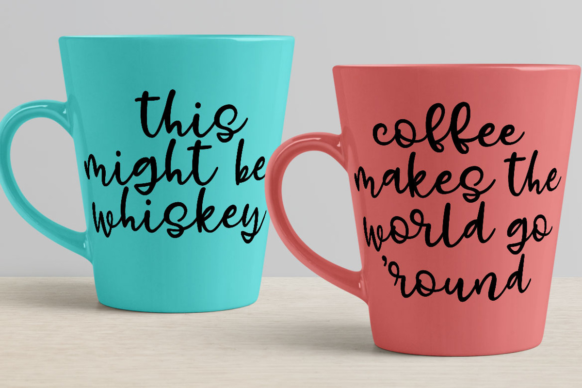 Gray Skies: handwritten script font preview 3