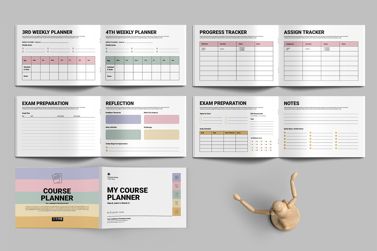 Academic Course Planner Calendar preview 3