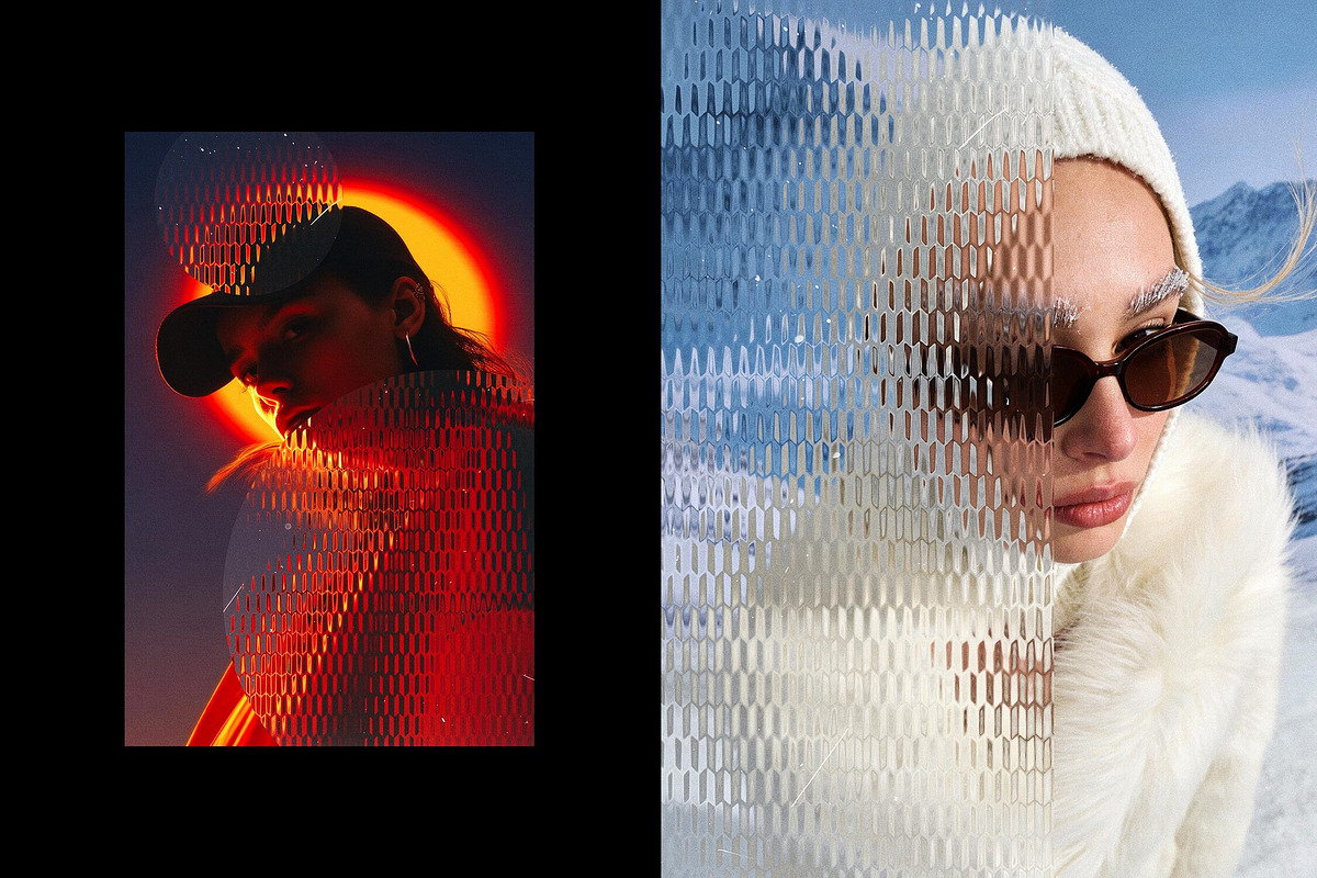Glass Distort Photo Effect, a Layer Style Add-On by Design Squad
