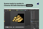 3D Icons / Finance (Cinema4D + OBJ), a 3D by ARKI (Thumbnail 3 of 6)