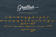 GREATHER, a Script Font by ALIVECREATIVE (Thumbnail 3 of 8)