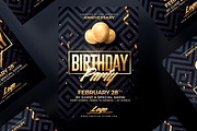 Birthday Flyer Template, a Flyer Template by Rome B Creation (Thumbnail 1 of 2)