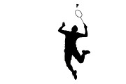 Badminton Smash Silhouettes, an Illustration by Amazin_art (Thumbnail 10 of 31)