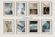 abstract geometric artwork prints, a Decorative Illustration by Muzi pear studio (Thumbnail 3 of 10)