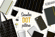 100 Seamless dot patterns, a Pattern Graphic by The Odd Seed (Thumbnail 1 of 6)