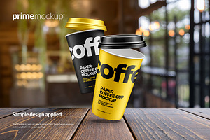 Paper Coffee Cup Mockup Bundle