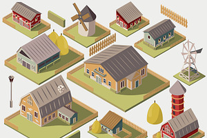 Set Of Isometric Farms