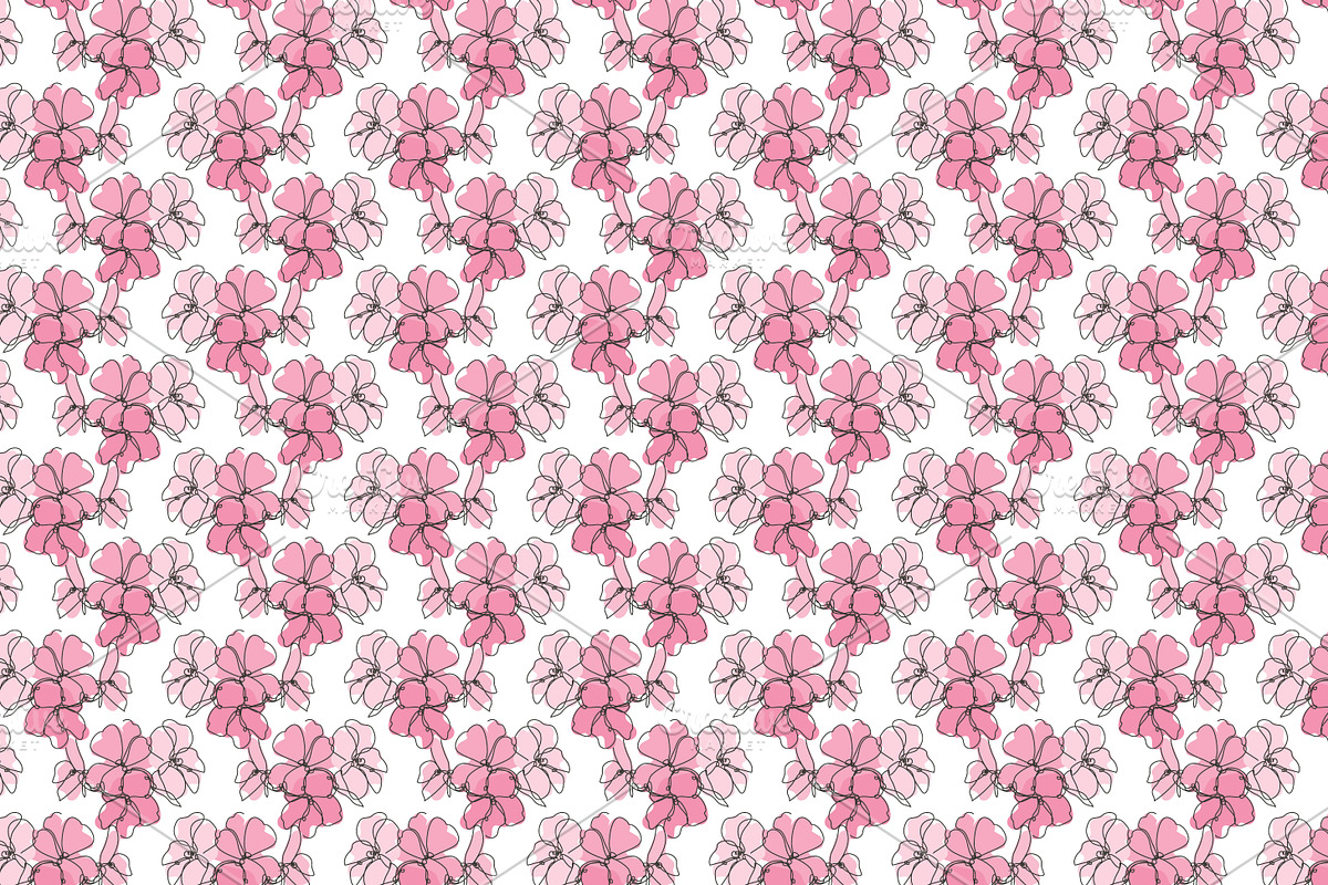 26 Floral Seamless Patterns Set, a Pattern Graphic by Sunset&Sea Design (Photo 6 of 6)