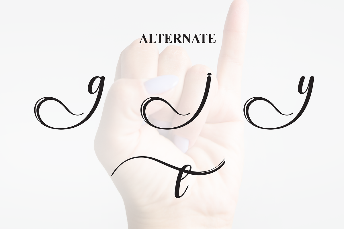 Pinkytoe | Script Font, a Handwritten Font by Scratchones (Photo 8 of 9)