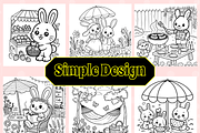Cozy Animal Summer Bold & Easy Color, an Animal Illustration by Design Zone (Thumbnail 3 of 4)