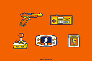 Retro Game Console, a Technology Illustration by Otto.std (Thumbnail 6 of 7)