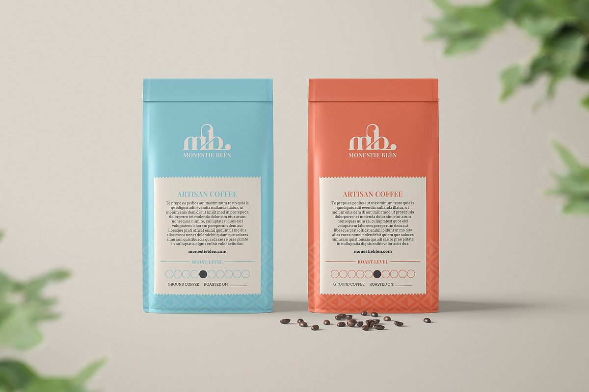 Monestie Blen Coffee Bag Ai, a Marketing Template by fisihsani (Photo 4 of 6)