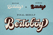 Bertoboy, a Script Font by GloowStudio (Thumbnail 2 of 7)