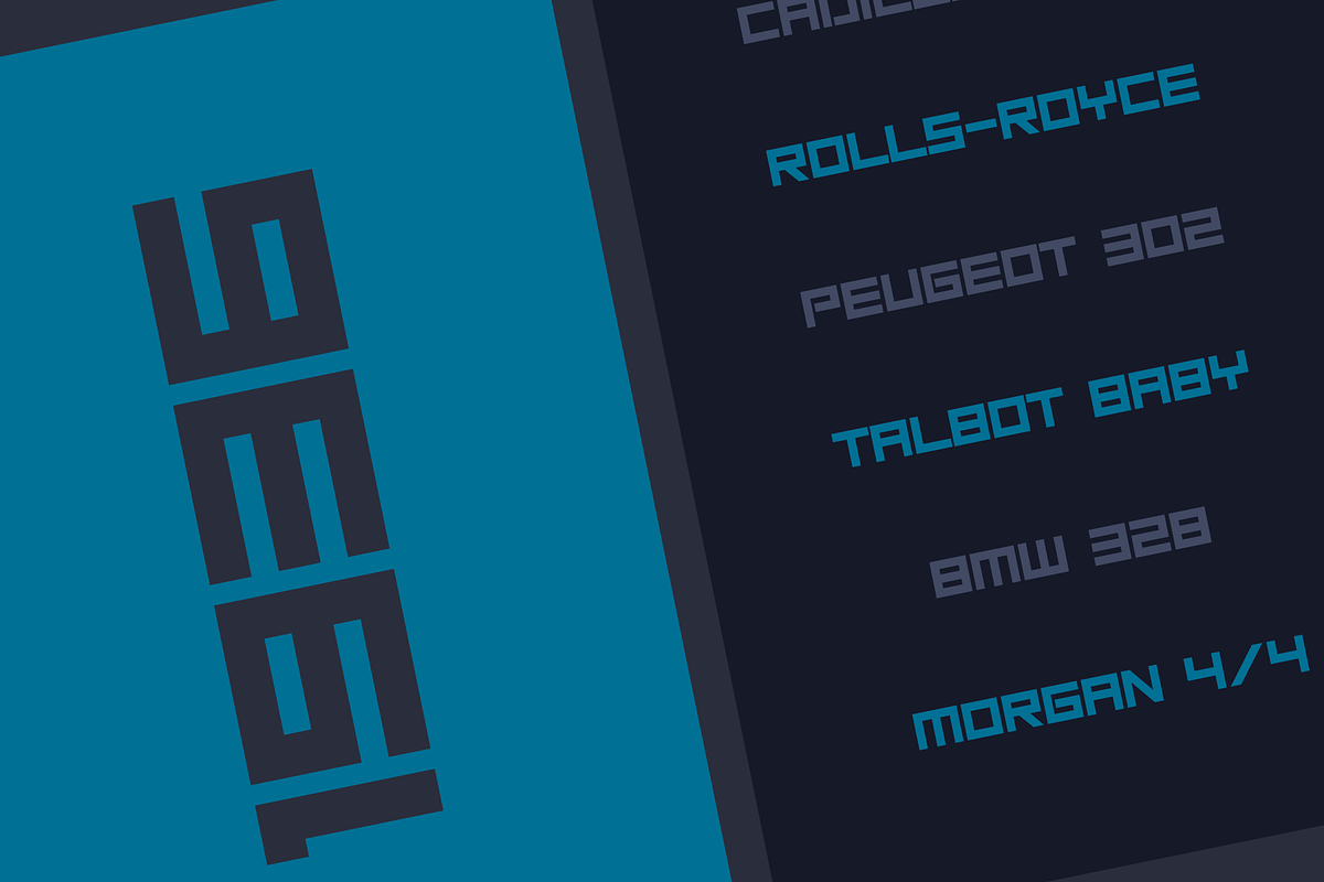 Quareg Square Block Typeface, a Sans Serif Font by alpercakici (Photo 9 of 9)