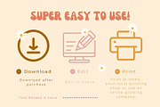 Retro Wrapping Paper Templates, a Stationery Template by Hell Yeah Designs (Thumbnail 2 of 5)