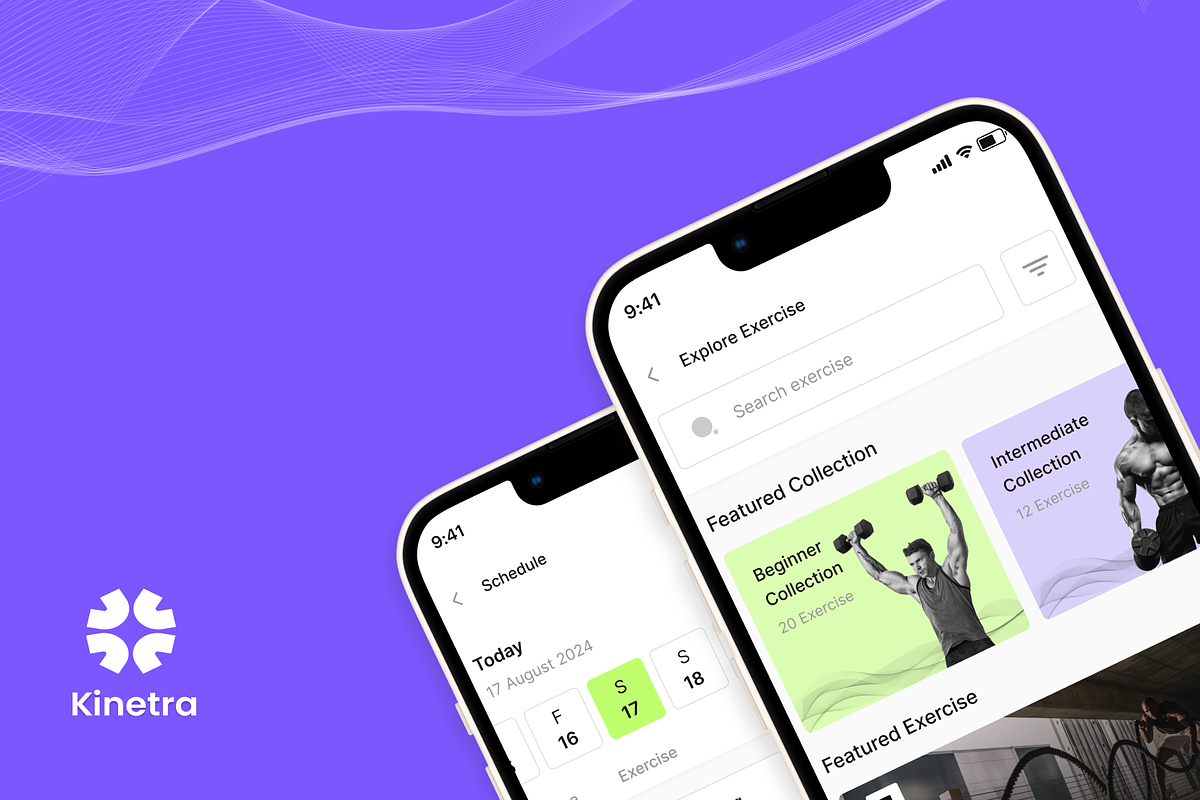 Kinetra - Fitness App UI Kit, an UI Kit Template by restiyathena (Photo 4 of 6)