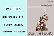 Whimsical Happy Birthday Clipart Cli, an Illustration by SVGArt (Thumbnail 7 of 7)