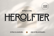 Herolfter - Modern Bold Display Font, a Serif Font by Pixesia Studio (Thumbnail 1 of 10)