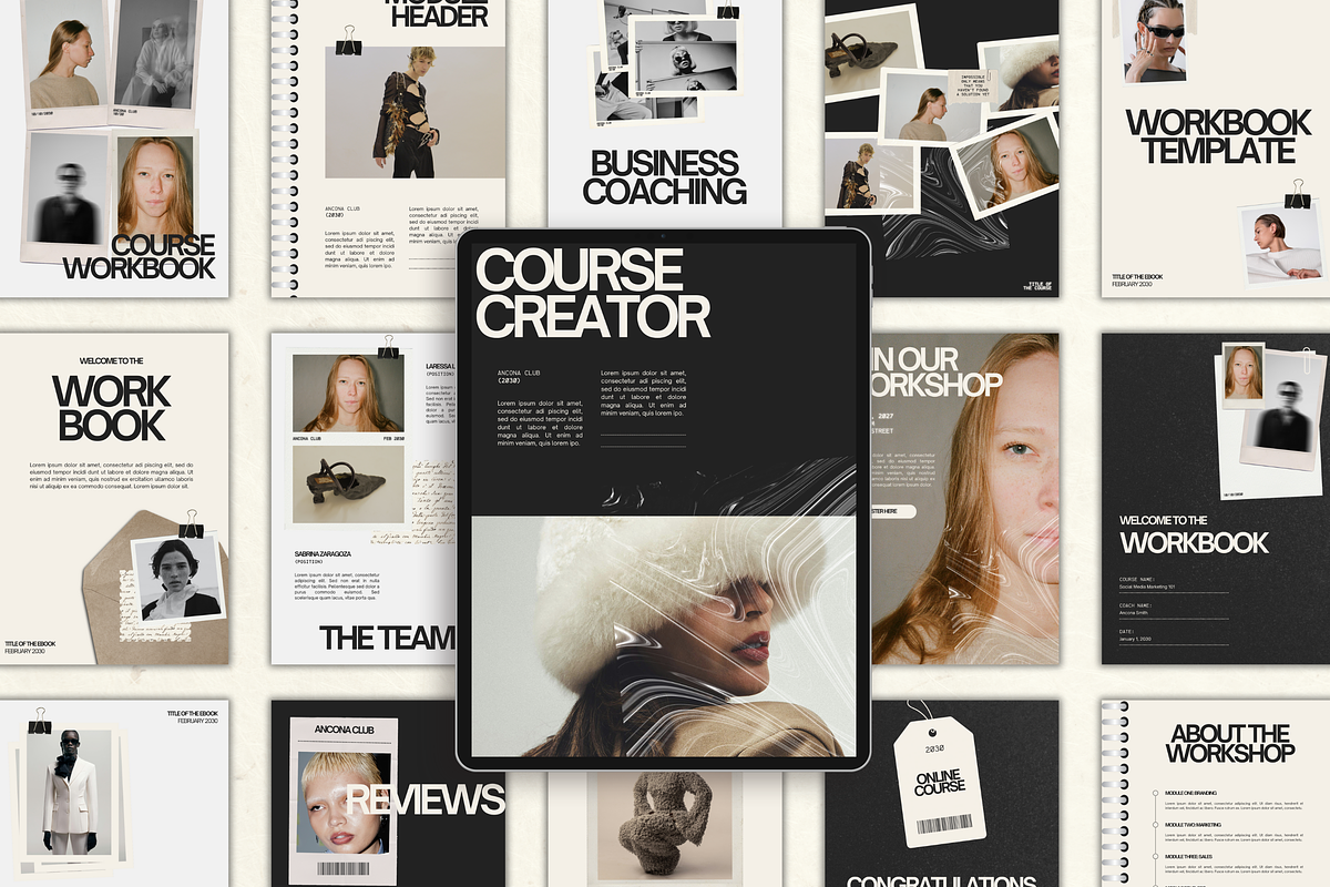 Canva Workbook Template for Coaches, a Magazine Template by Branding Babe Co. (Photo 1 of 10)