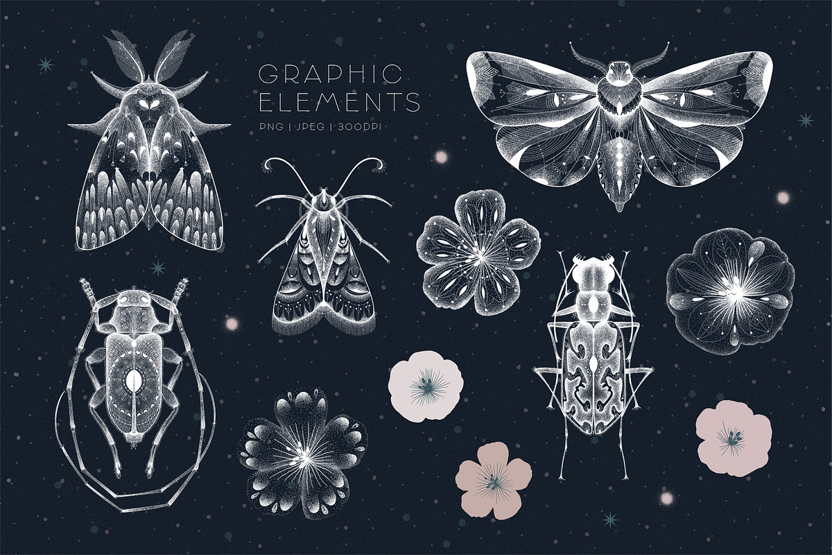 CELESTIAL PATTERN COLLECTION, a Pattern Graphic by LazuInna Shop (Photo 11 of 12)