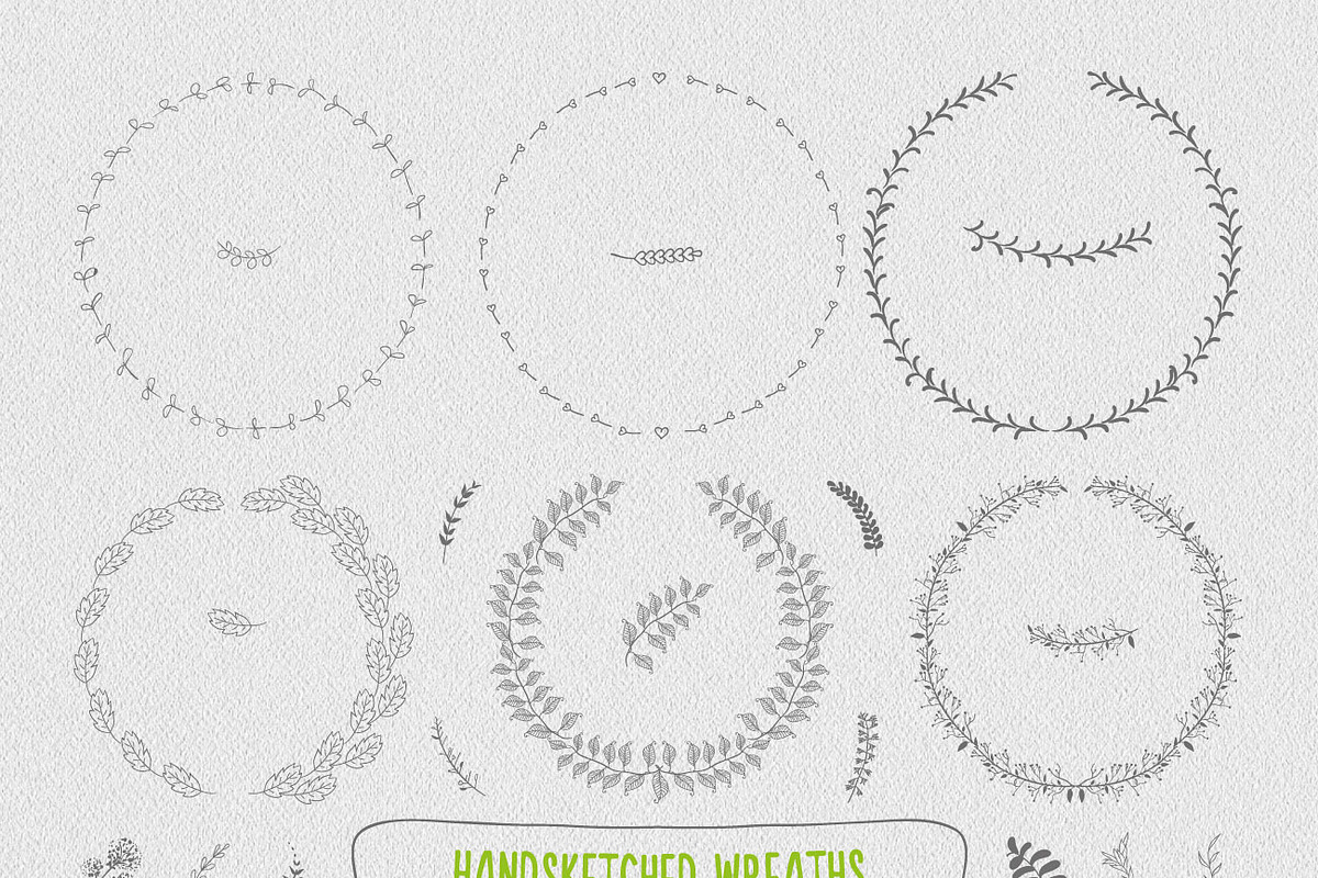 BIG BUNDLE 260 Handsketched Vectors, a Decorative Illustration by RSQB (Photo 4 of 5)