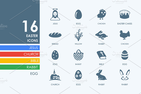 16 Easter Icons