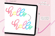 Procreate Block Lettering Brushes, a Brush Add-On by My Fancy Design Shop (Thumbnail 4 of 10)