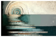 Baal Collection · Blue Spiral, a Texture Illustration by milatovar (Thumbnail 13 of 16)