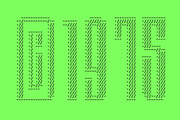 Albercio Ascii, a Sans Serif Font by Craft Supply Co. (Thumbnail 3 of 8)
