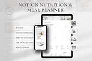 Digital Meal & Nutrition Planner, a Templates & Theme by BRANDcontent (Thumbnail 1 of 8)