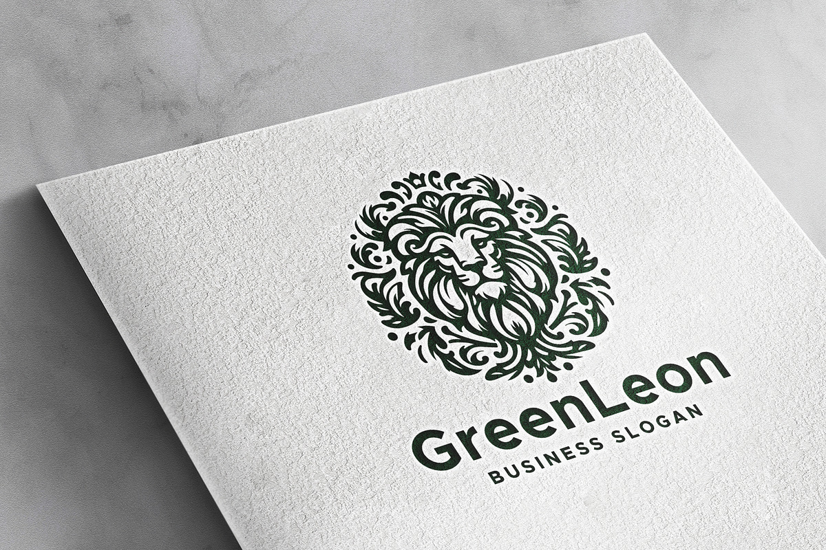 Green Leon Logo, a Branding & Logo Template by Design_Planet (Photo 5 of 5)