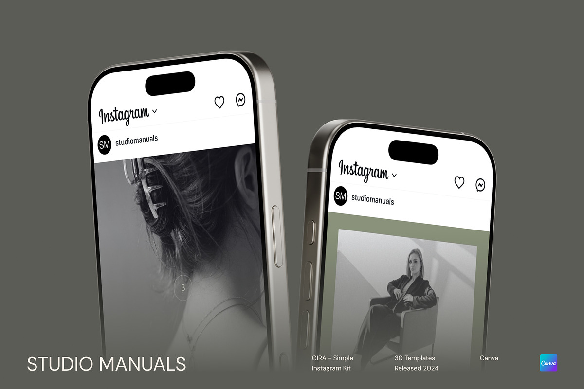 GIRA – Simple Instagram Kit, a Social Media Template by Studio Manuals (Photo 6 of 8)