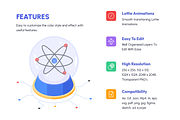 Animated Physics Icon Set, a Duotone Icon by Vectors Market (Thumbnail 2 of 8)
