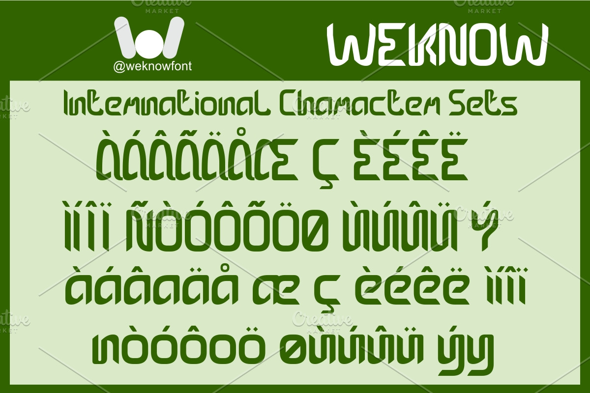 EFFECT FONT, a Blackletter Font by weknow (Photo 8 of 8)