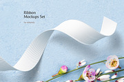 Ribbon Mockups Set, a Packaging Mockup by rebrandy (Thumbnail 1 of 13)