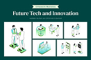 Animated Future Tech and Innovation, a Technology Illustration by Prosymbols (Thumbnail 1 of 7)