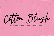 Cotton Blush - Charming Signature, a Handwritten Font by tebaltipislab (Thumbnail 1 of 11)