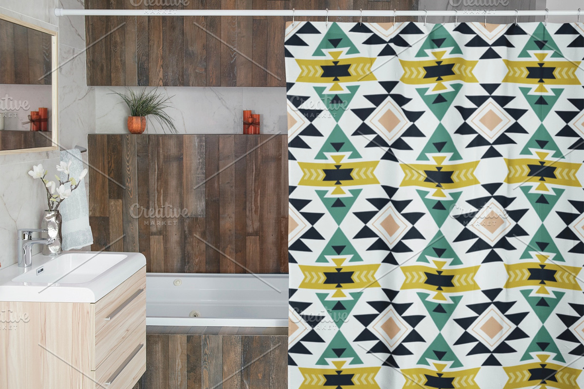 Southwestern Quilt Blankets Pattern, a Pattern Graphic by PPEthnicDecorPattern (Photo 6 of 10)