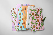 Kids Crayon Nature Elements Seamless, a Pattern Graphic by Lucyinyourheart (Thumbnail 5 of 10)