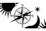 Celestial Compass SVG Bundle, an Illustration by Gaye Art (Thumbnail 11 of 31)