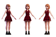 3D Stylized Girl_SG3FC, a Characters & Person 3D Model by LomellRueca (Thumbnail 4 of 23)